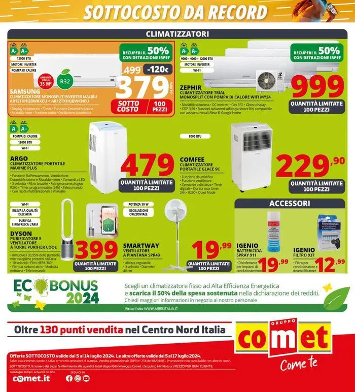 SOTTOCOSTO da Comet! da 5 luglio a 14 luglio di 2024 - Pagina del volantino 39