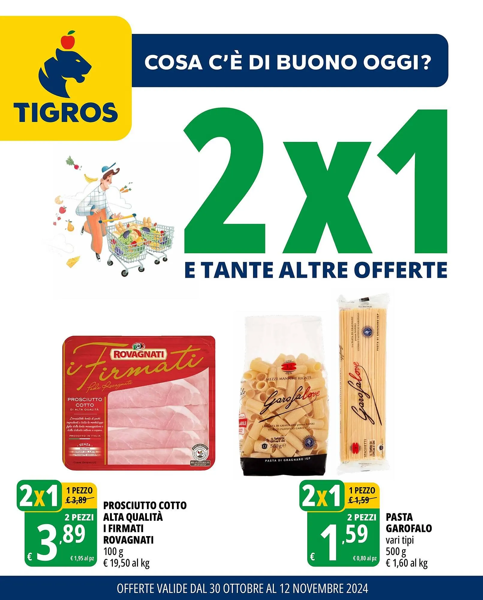 Volantino Tigros da 30 ottobre a 12 novembre di 2024 - Pagina del volantino 1