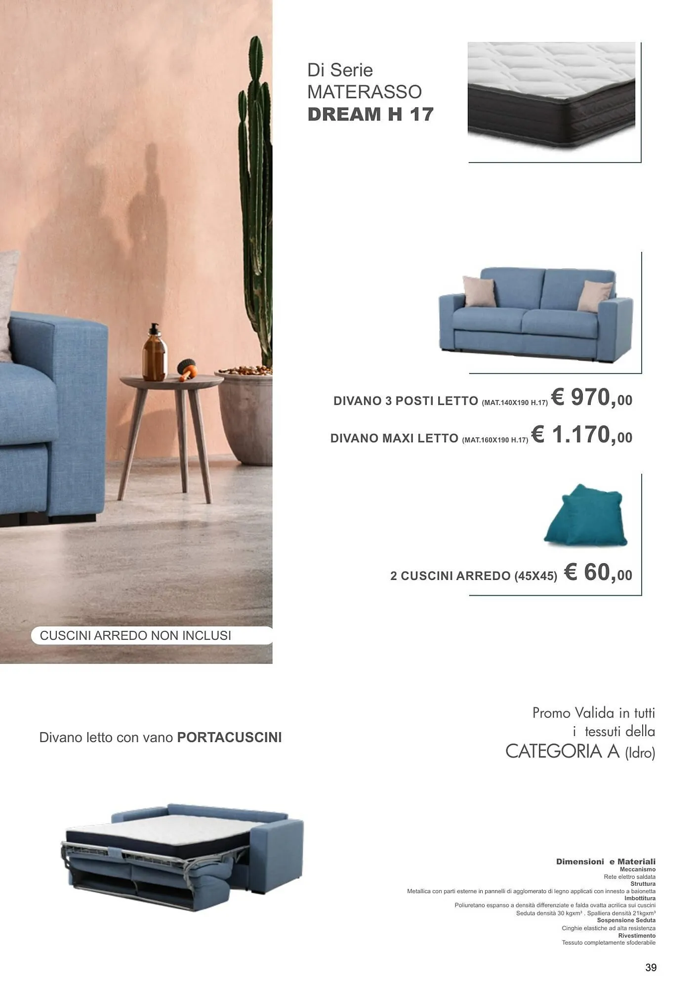 Volantino Outlet Divani da 15 ottobre a 31 dicembre di 2024 - Pagina del volantino 39