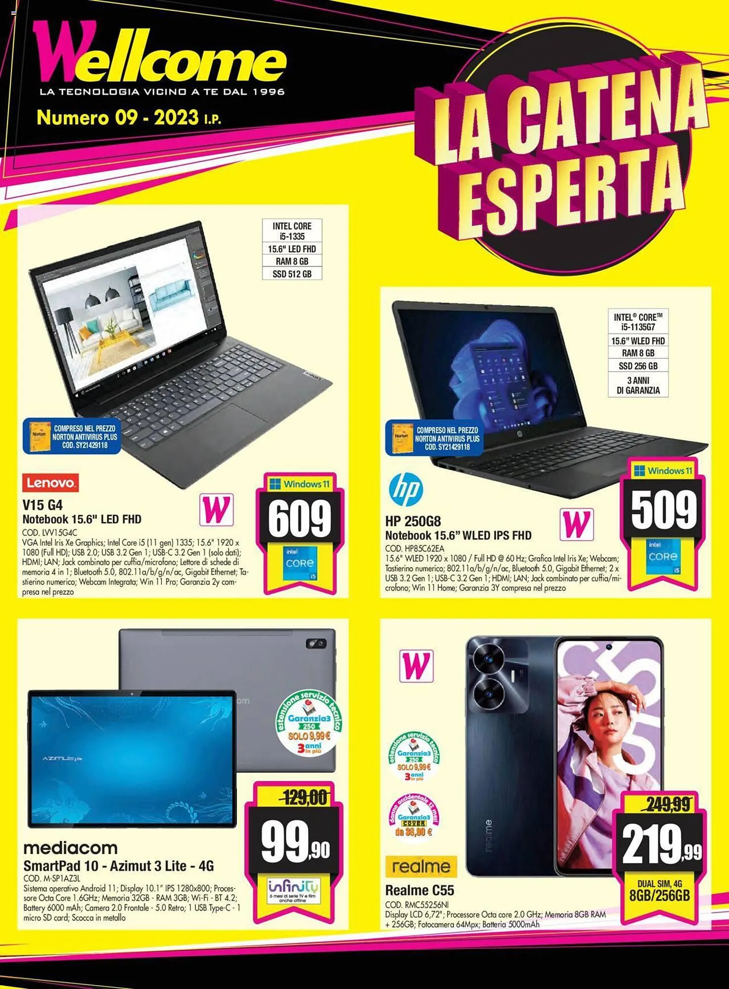 Volantino Wellcome da 18 settembre a 9 ottobre di 2023 - Pagina del volantino 1