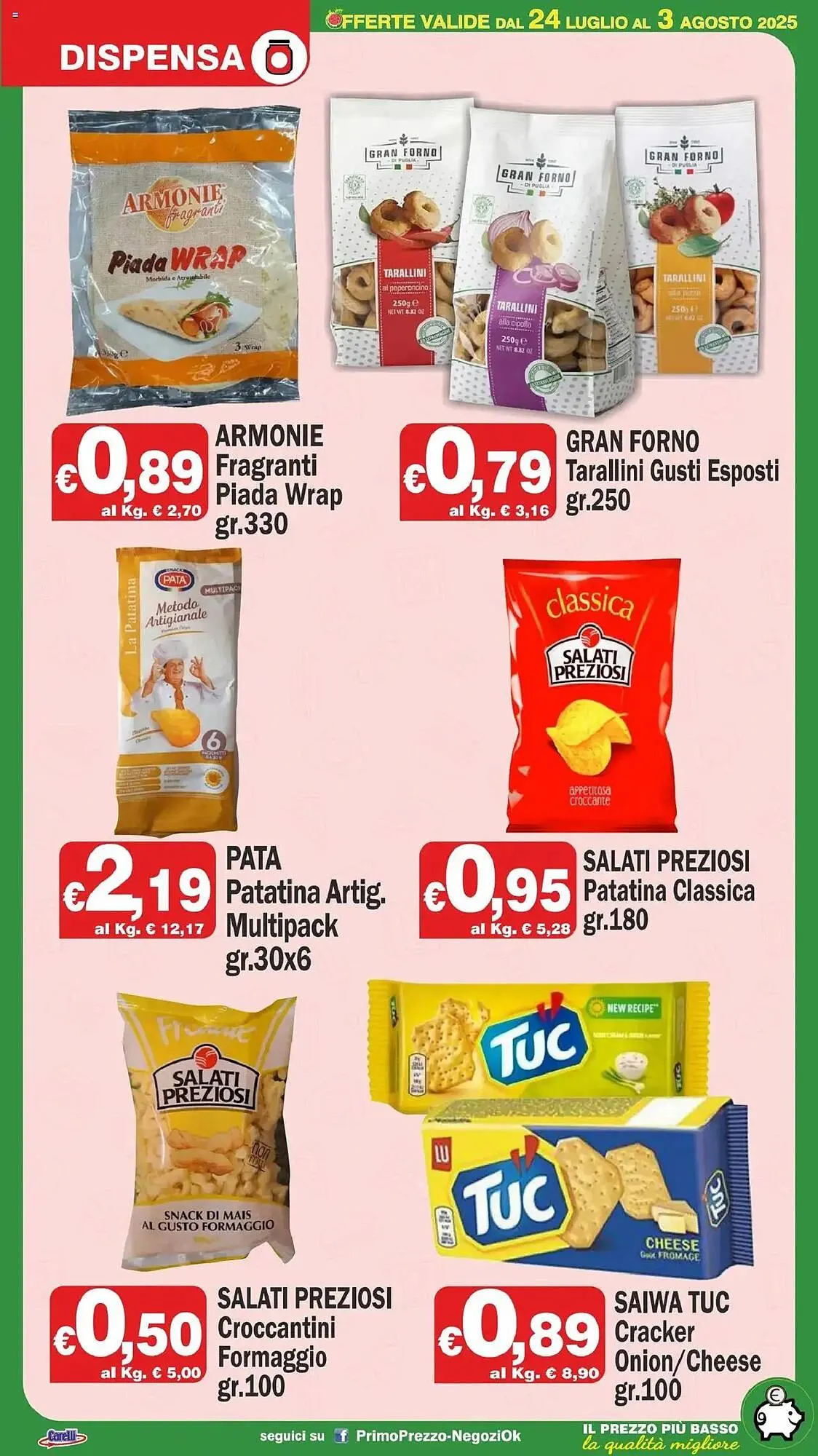Volantino Primo Prezzo da 24 luglio a 3 agosto di 2025 - Pagina del volantino 12