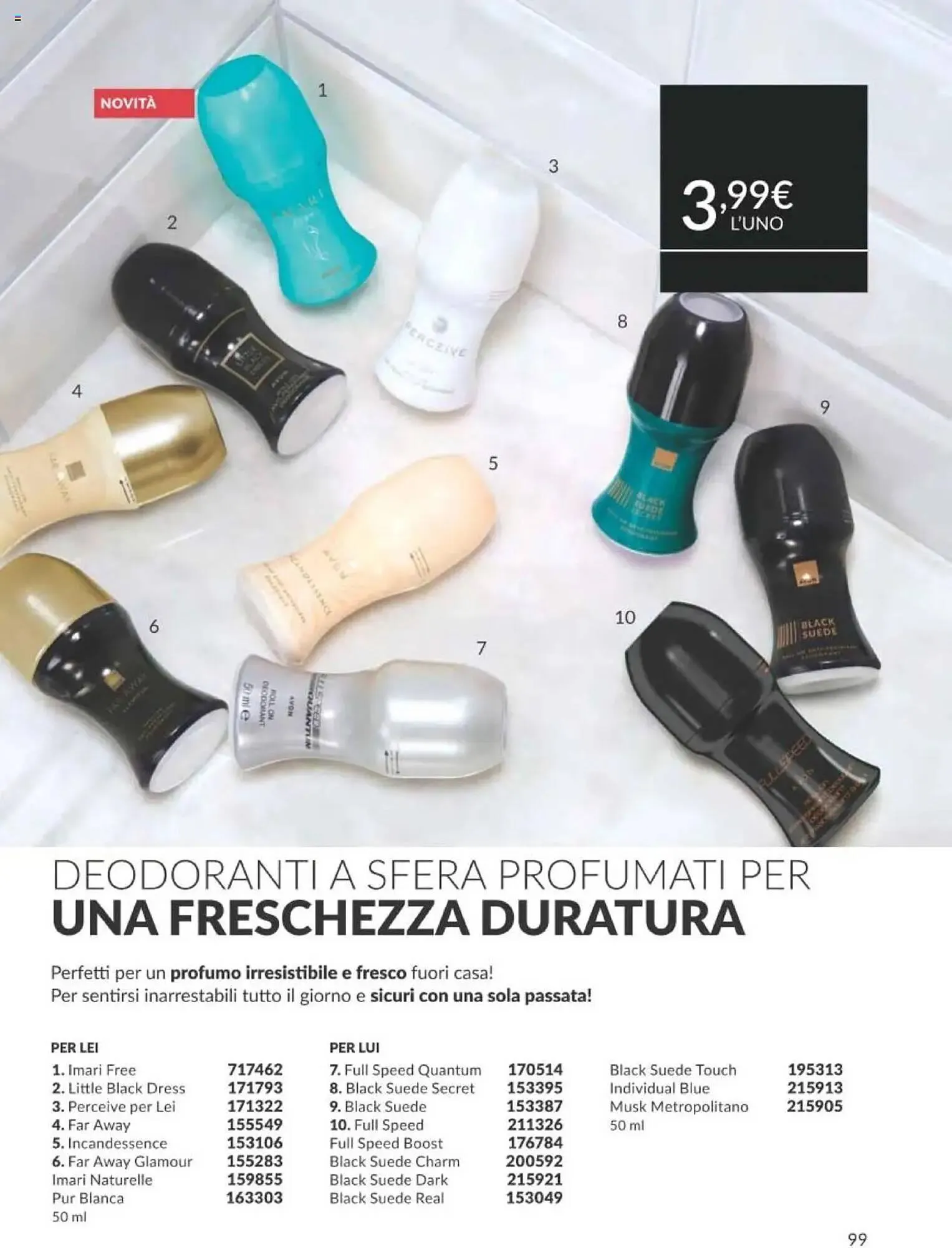 Volantino Avon da 1 aprile a 30 aprile di 2025 - Pagina del volantino 99