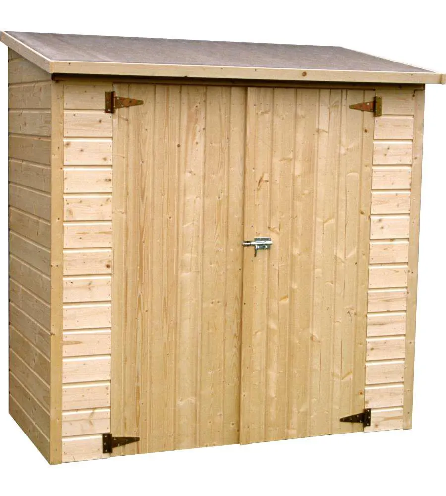 ARMADIO DA ESTERNO IN LEGNO "ALBECOVE" RETTANGOLARE, 183X91X183 CM - DECOR ET JARDIN