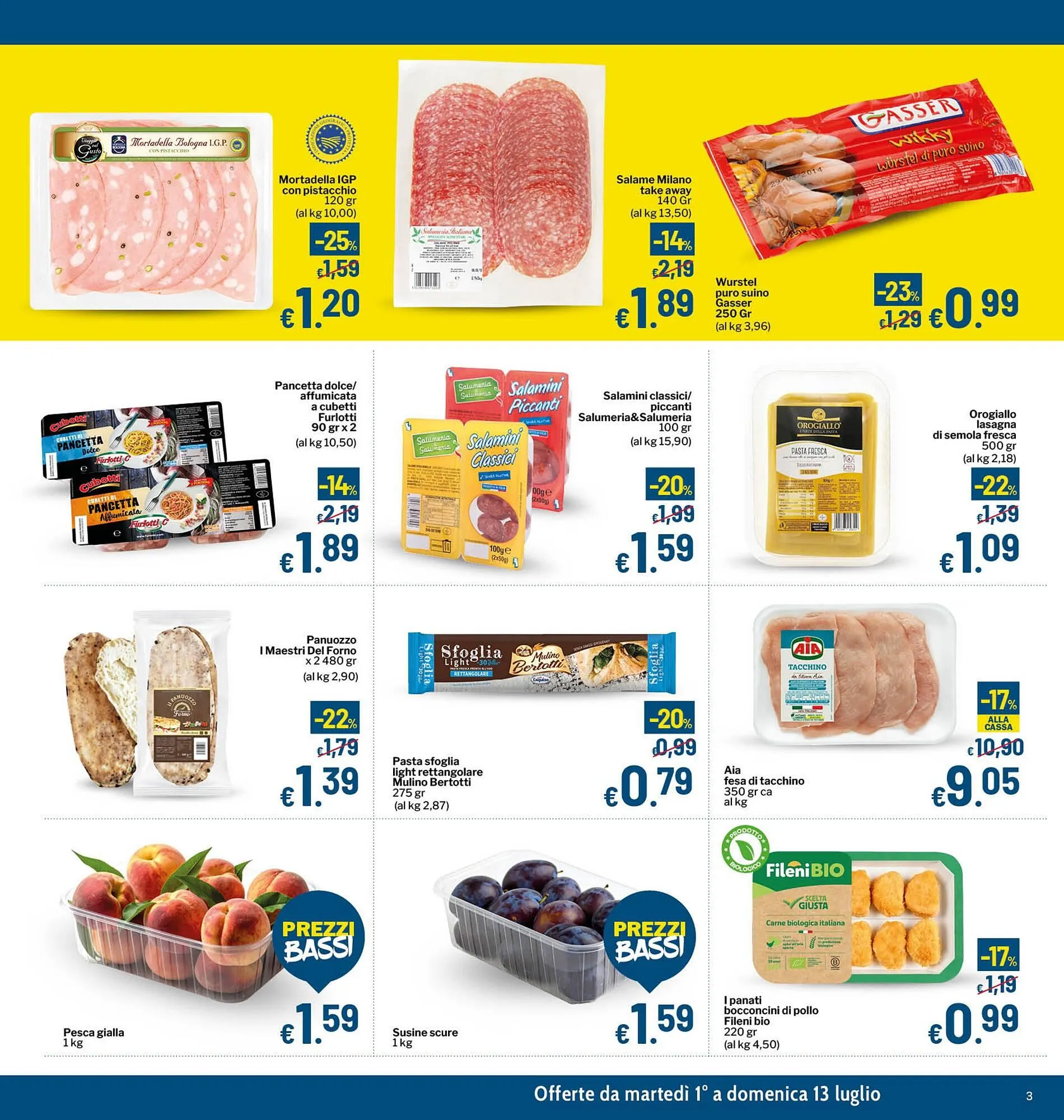 Volantino Qui Discount da 1 luglio a 13 luglio di 2025 - Pagina del volantino 3