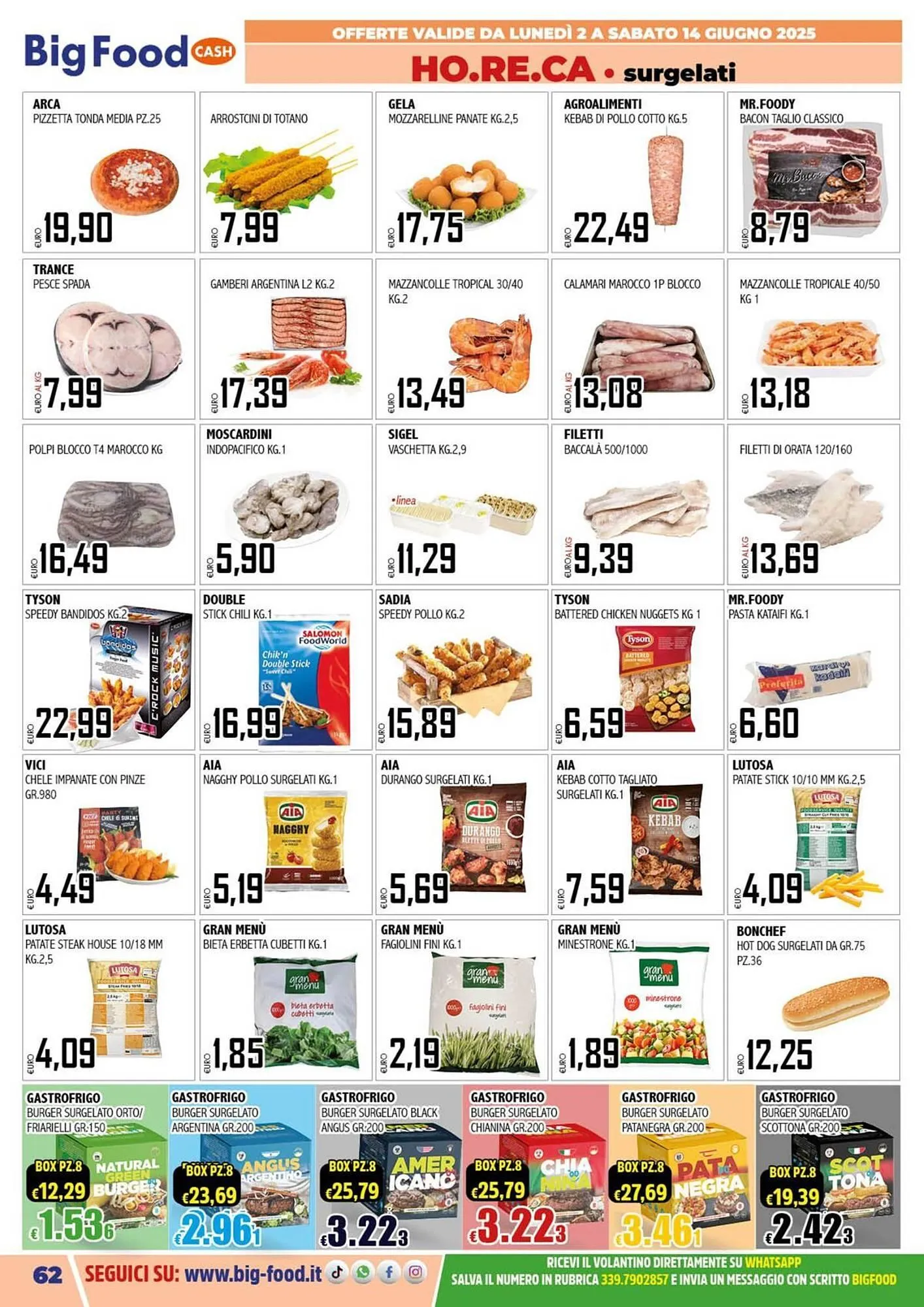 Volantino Big Food da 2 giugno a 14 giugno di 2025 - Pagina del volantino 62