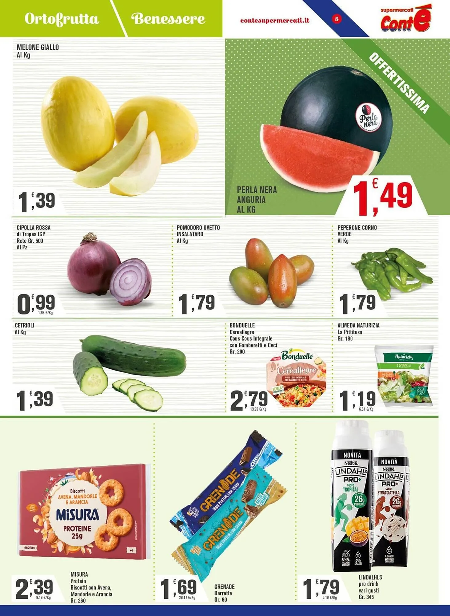 Volantino Conté Supermercati da 21 luglio a 30 luglio di 2025 - Pagina del volantino 5