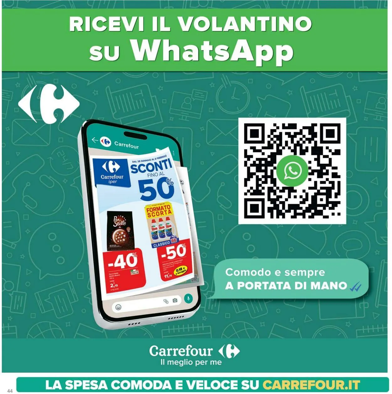 Carrefour Volantino attuale da 16 maggio a 28 maggio di 2025 - Pagina del volantino 44