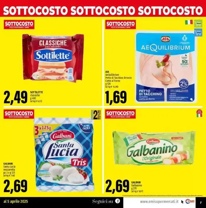 Sottocosto da 28 marzo a 5 aprile di 2025 - Pagina del volantino 7