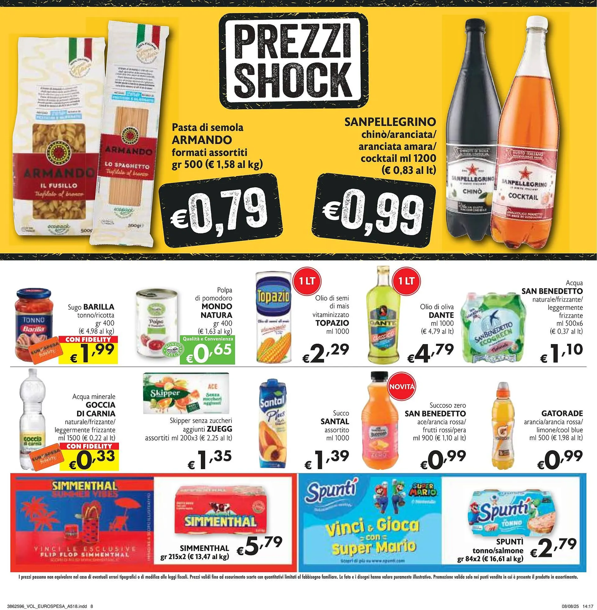 Volantino Eurospesa da 28 agosto a 10 settembre di 2025 - Pagina del volantino 8