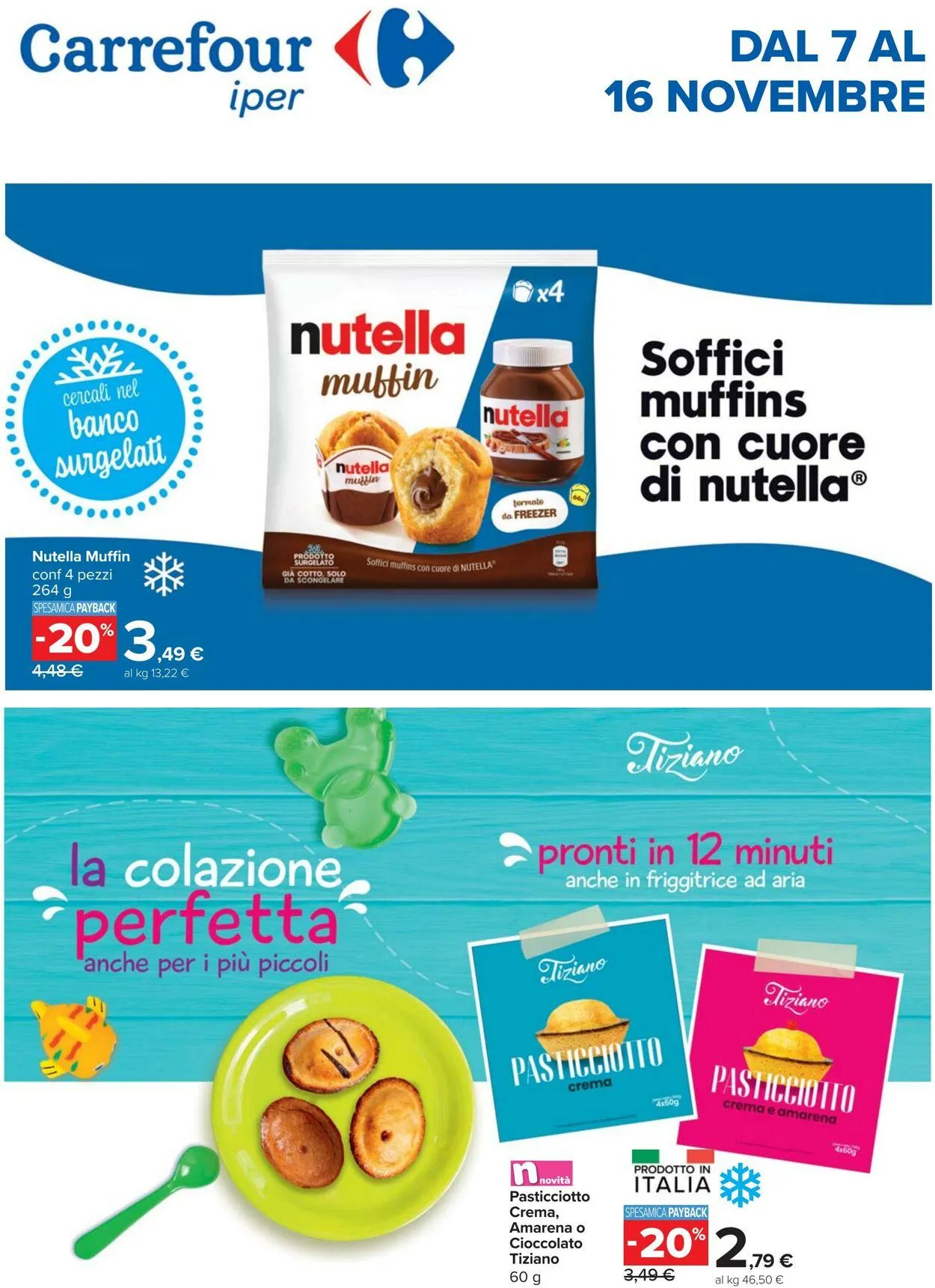Carrefour Volantino attuale da 7 novembre a 16 novembre di 2025 - Pagina del volantino 1