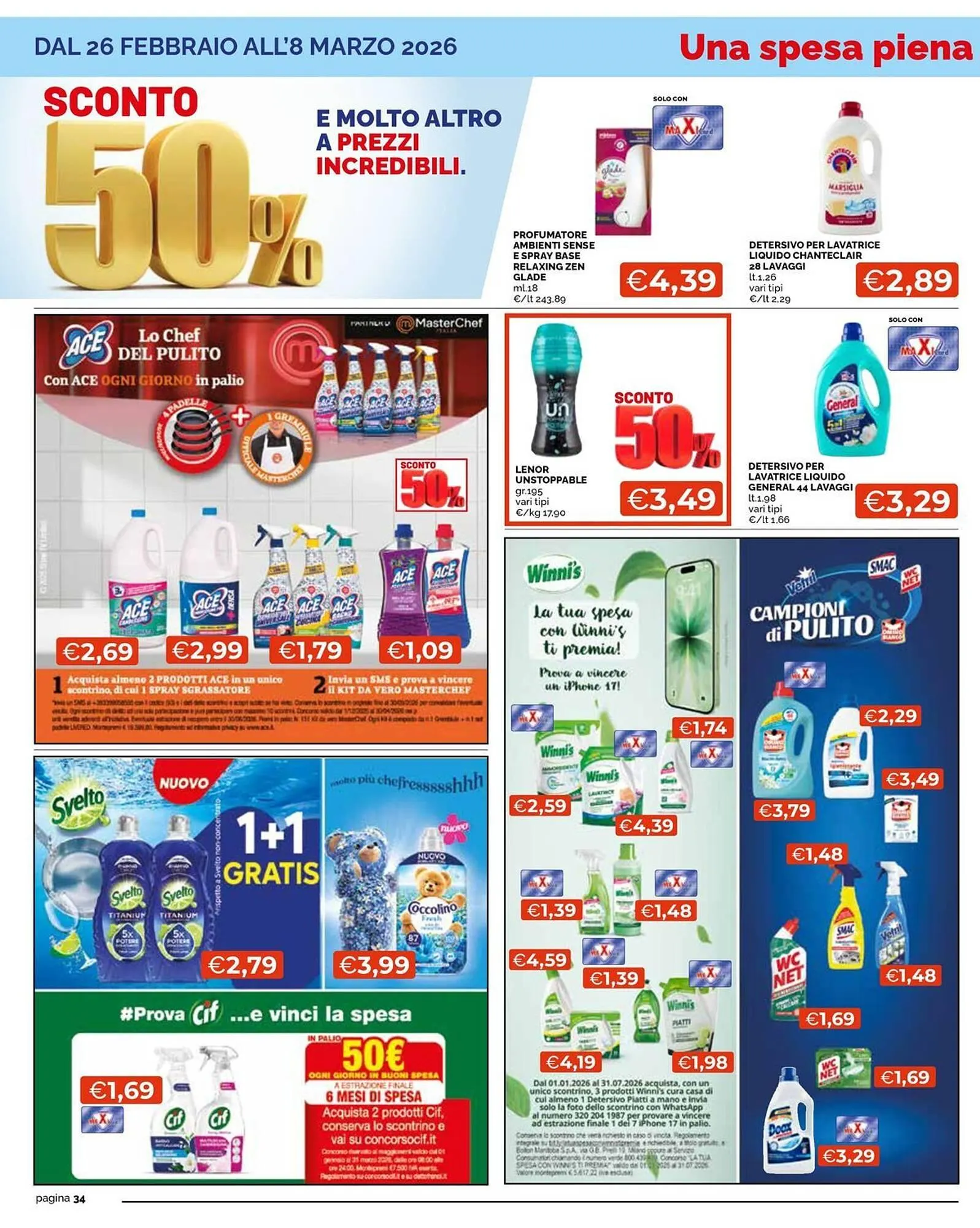 Volantino Maxisconto da 26 febbraio a 8 marzo di 2026 - Pagina del volantino 34