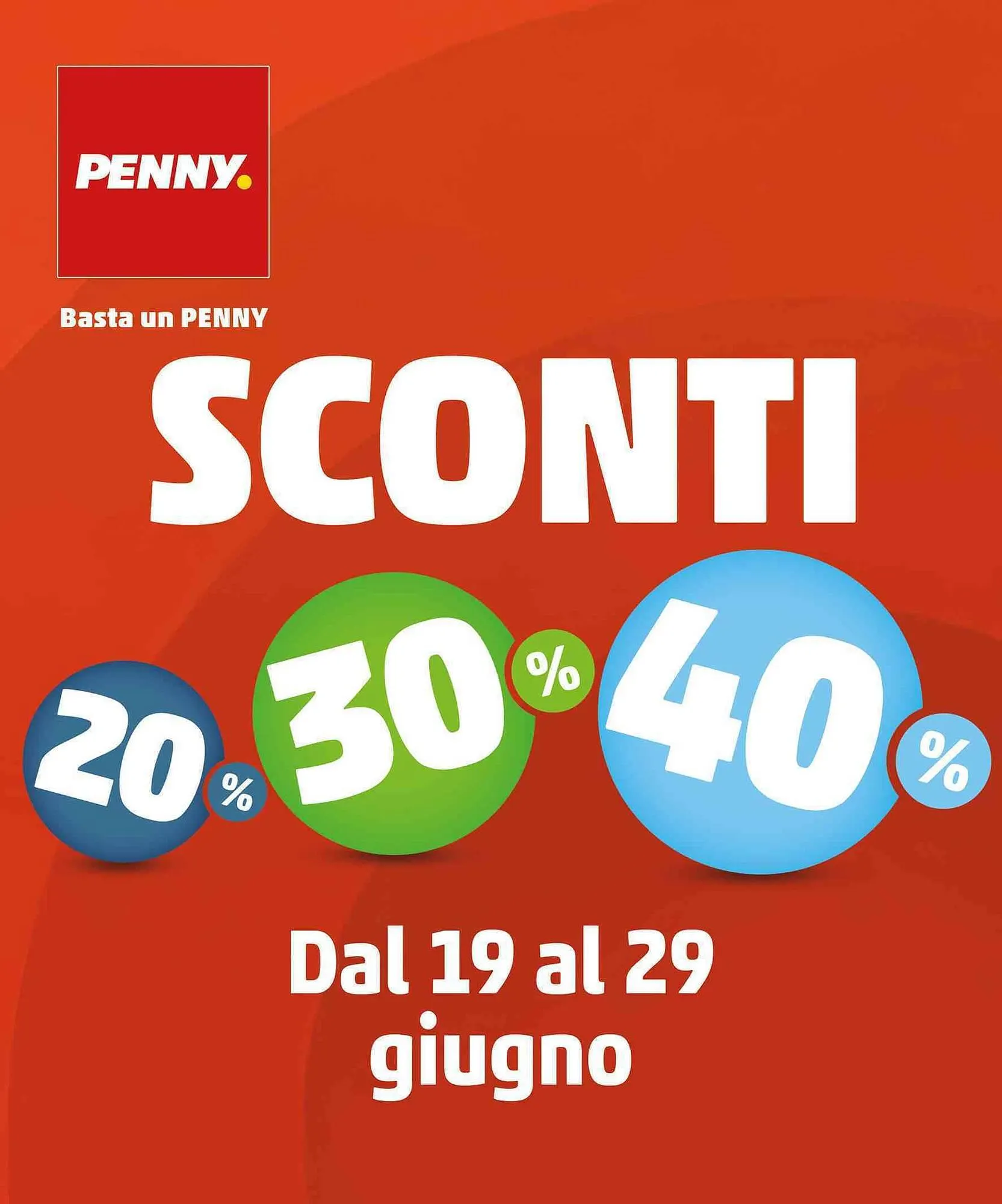 Volantino PENNY da 19 giugno a 29 giugno di 2025 - Pagina del volantino 1