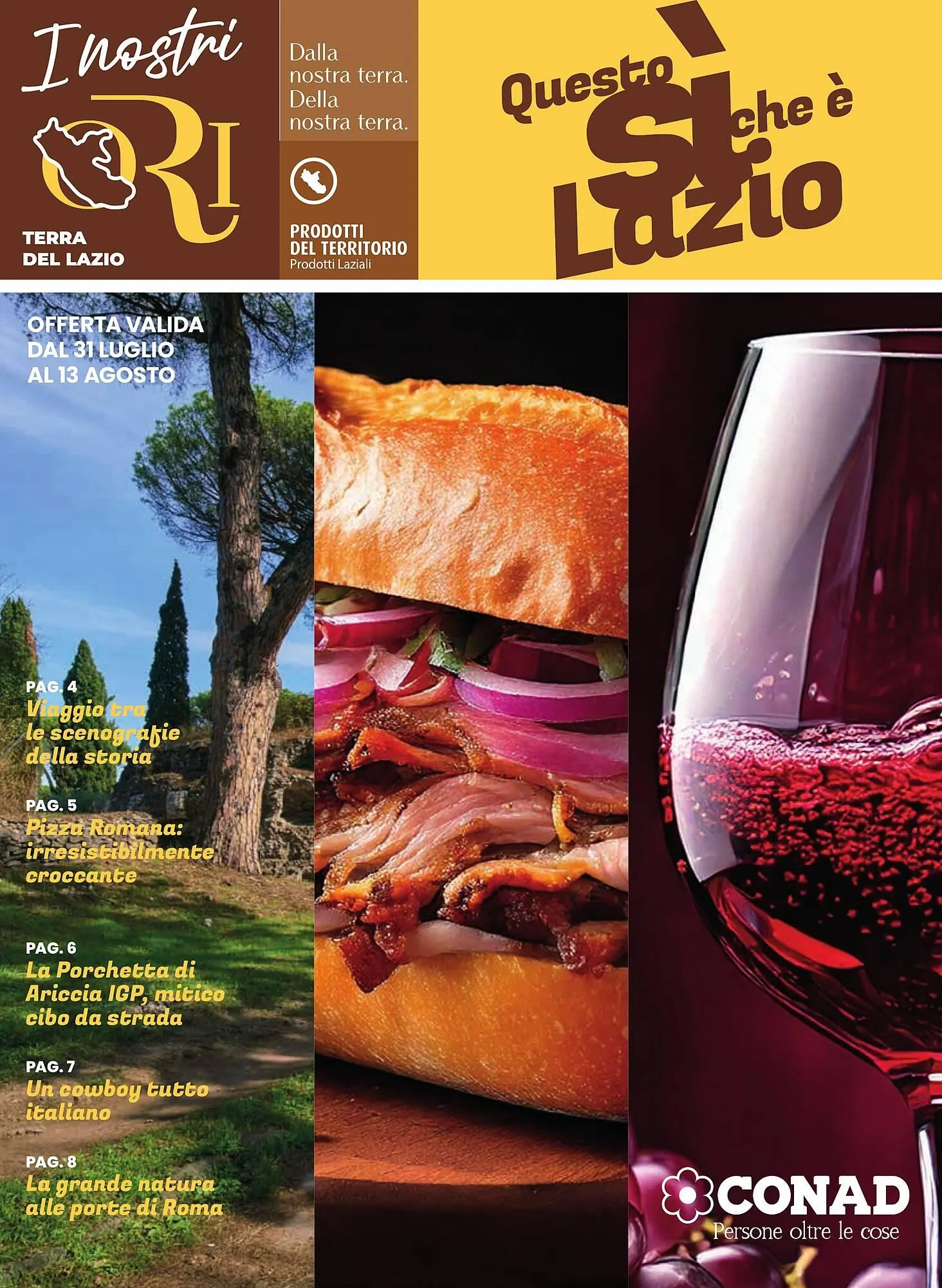Volantino Conad da 31 luglio a 13 agosto di 2025 - Pagina del volantino 1