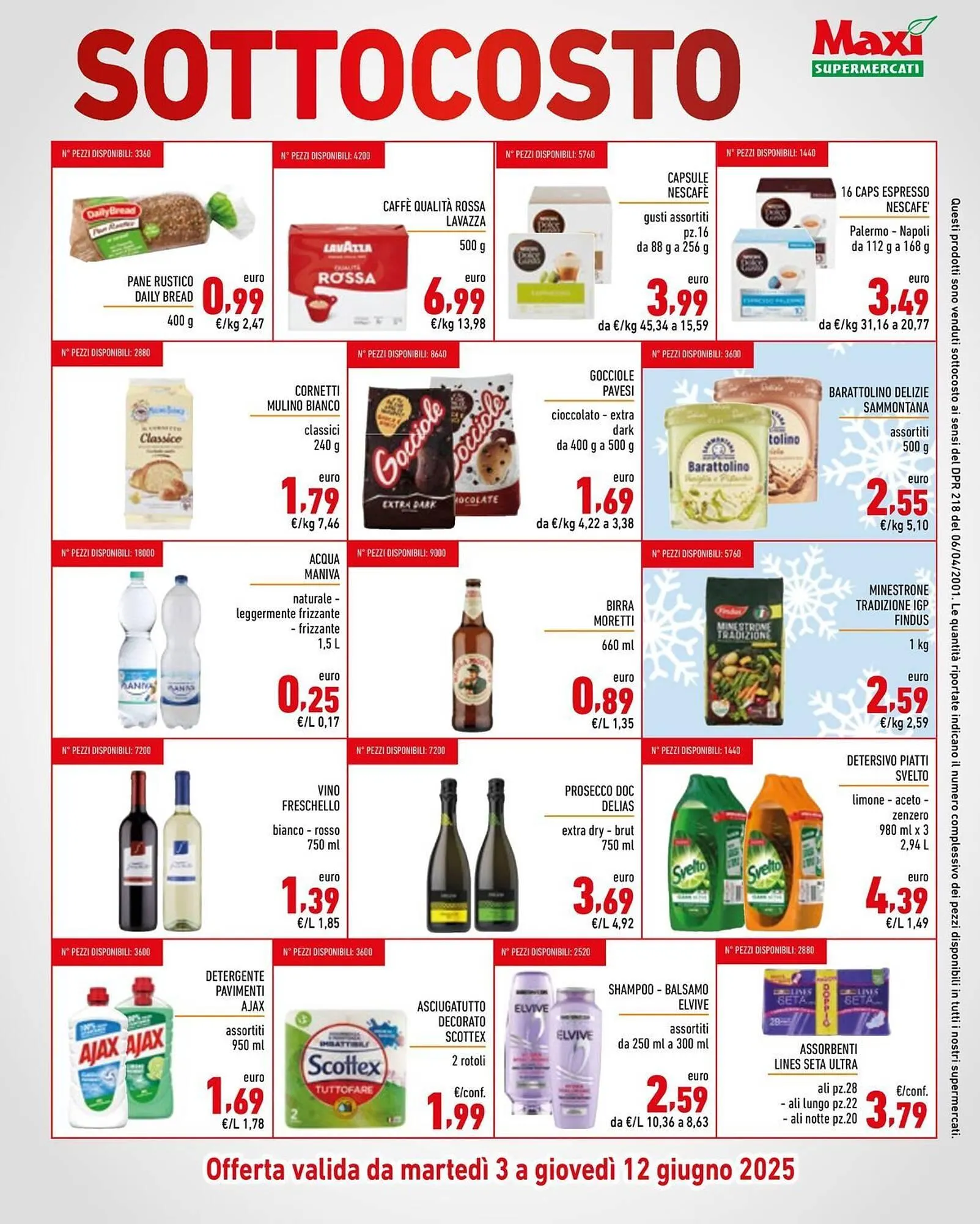 Volantino Maxi Supermercati da 3 giugno a 16 giugno di 2025 - Pagina del volantino 3