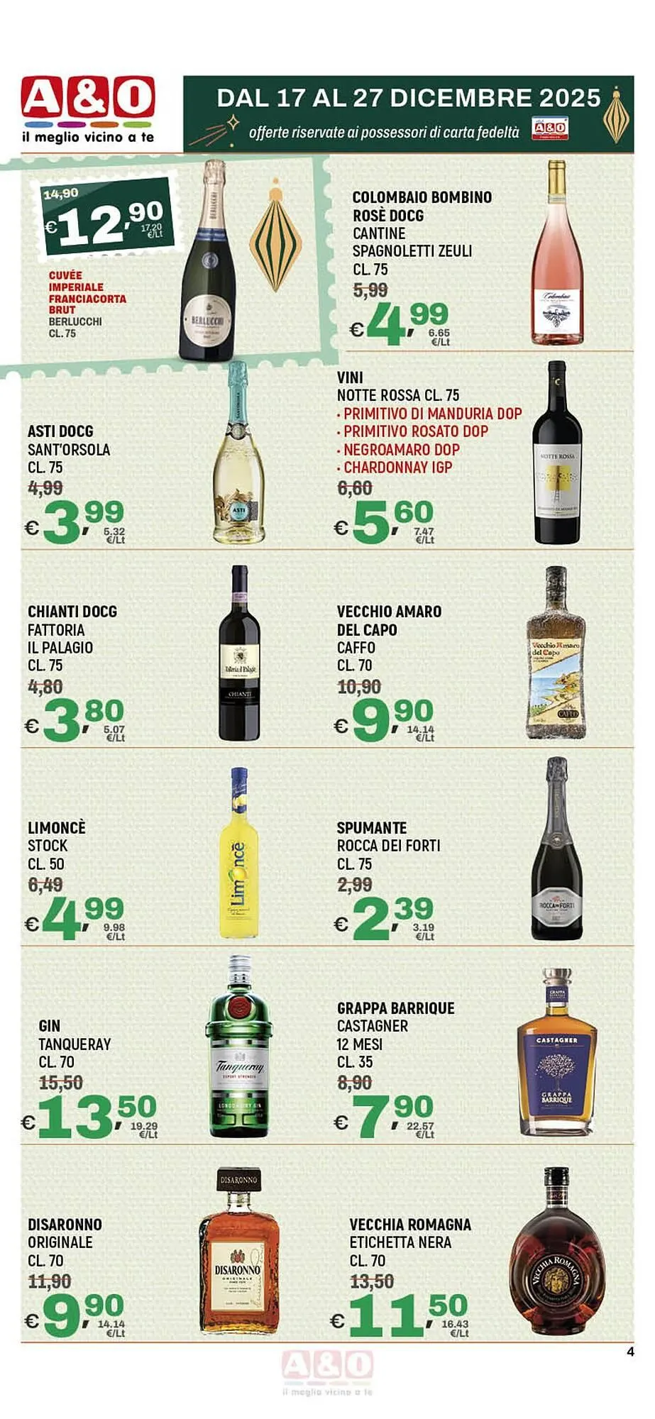 Volantino A&O da 18 dicembre a 27 dicembre di 2025 - Pagina del volantino 4