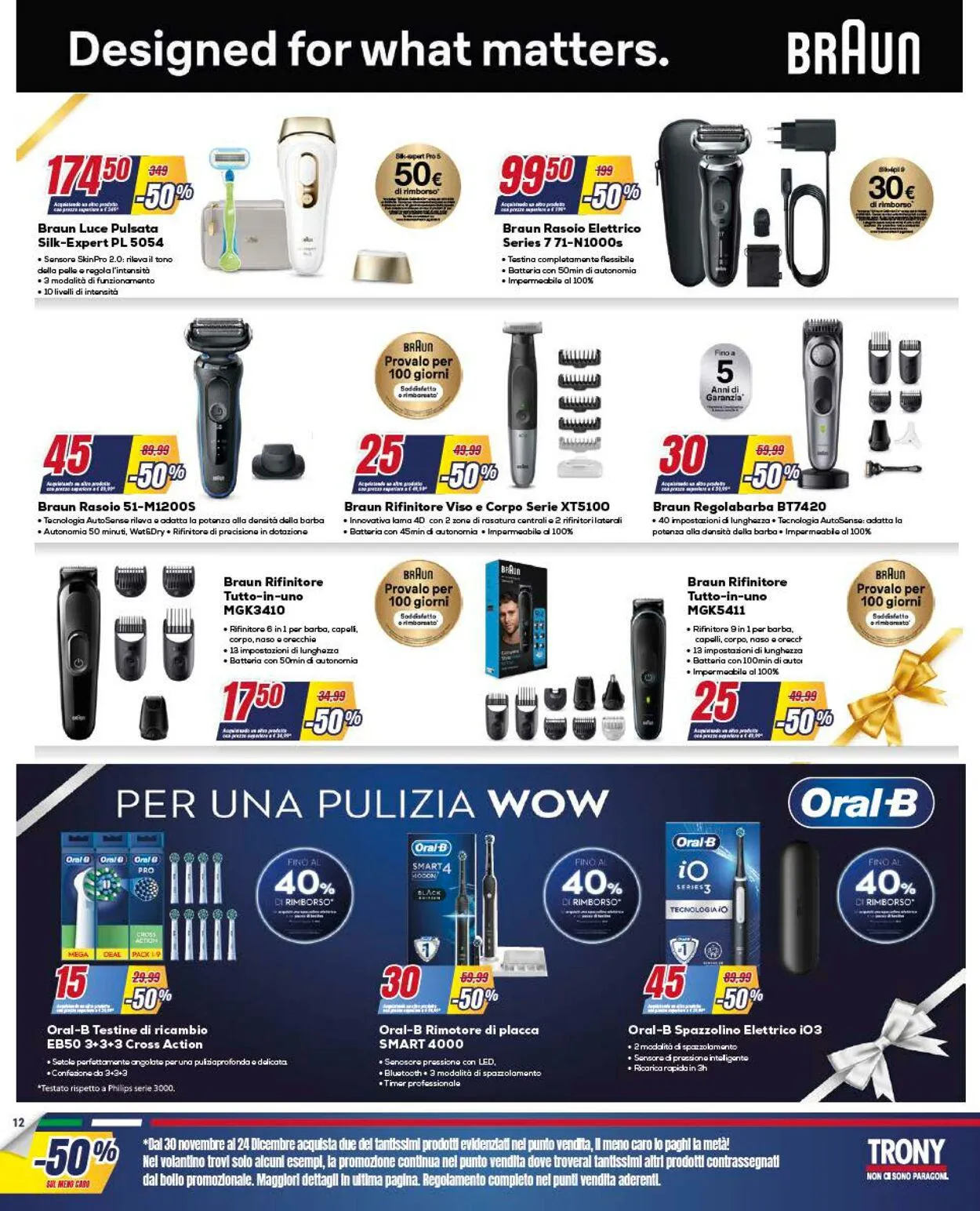 Trony - Palermo Volantino attuale da 30 novembre a 24 dicembre di 2023 - Pagina del volantino 12