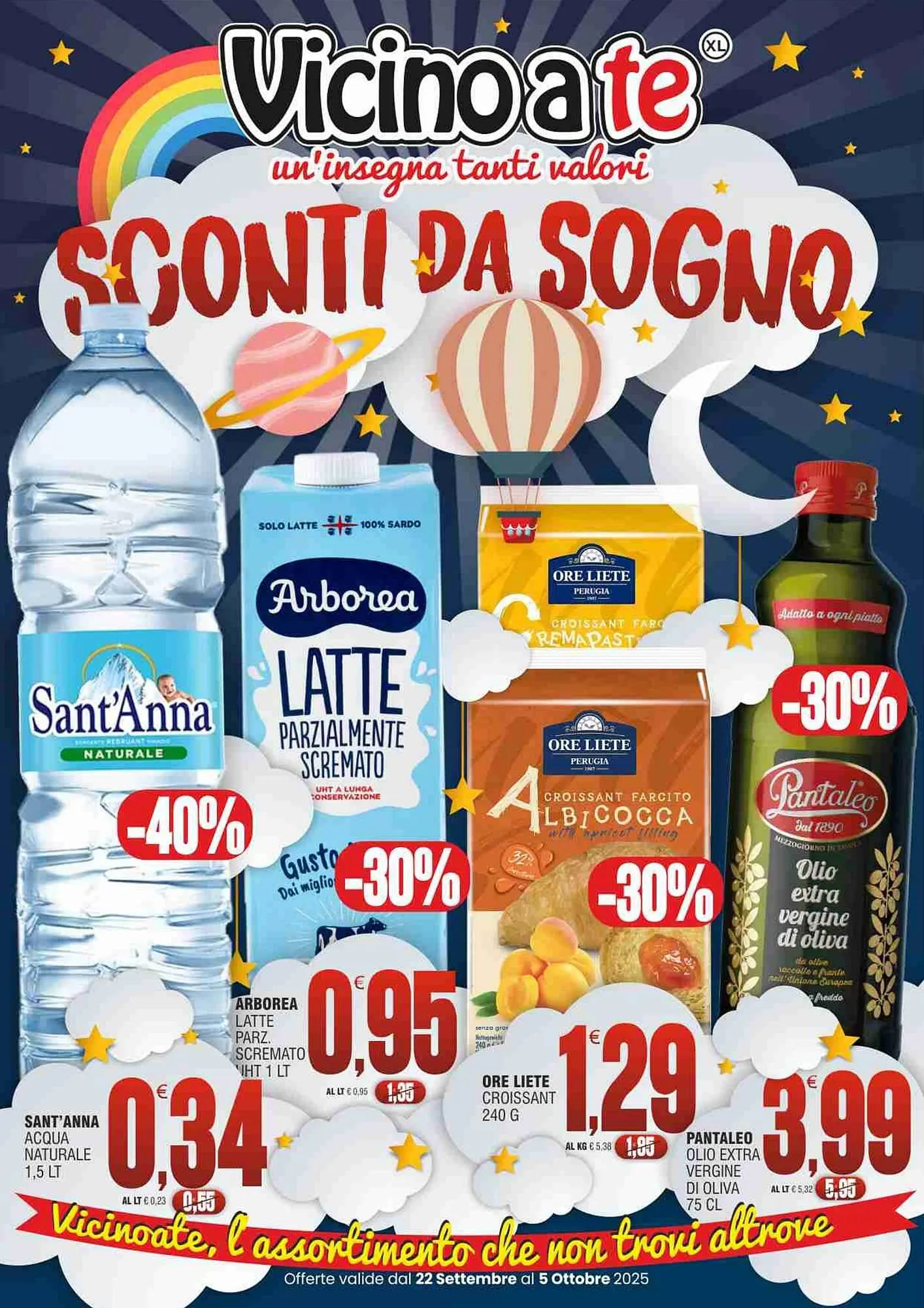 Volantino Vicino a te supermercati da 22 settembre a 5 ottobre di 2025 - Pagina del volantino 1