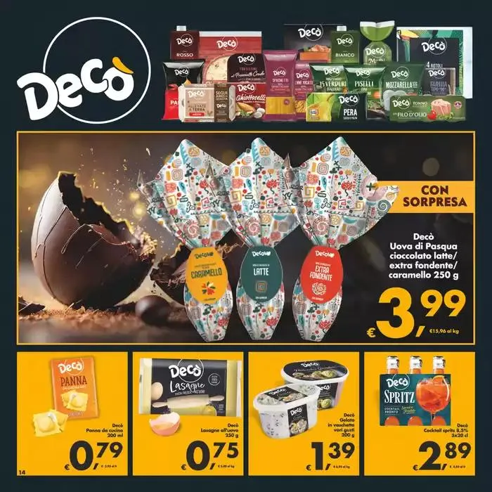 Aspettando pasque con gusto&qualita da 1 aprile a 10 aprile di 2025 - Pagina del volantino 14
