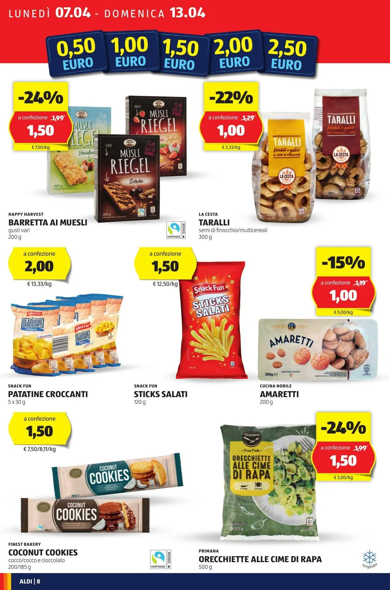 Aldi Volantino attuale da 7 aprile a 13 aprile di 2025 - Pagina del volantino 8