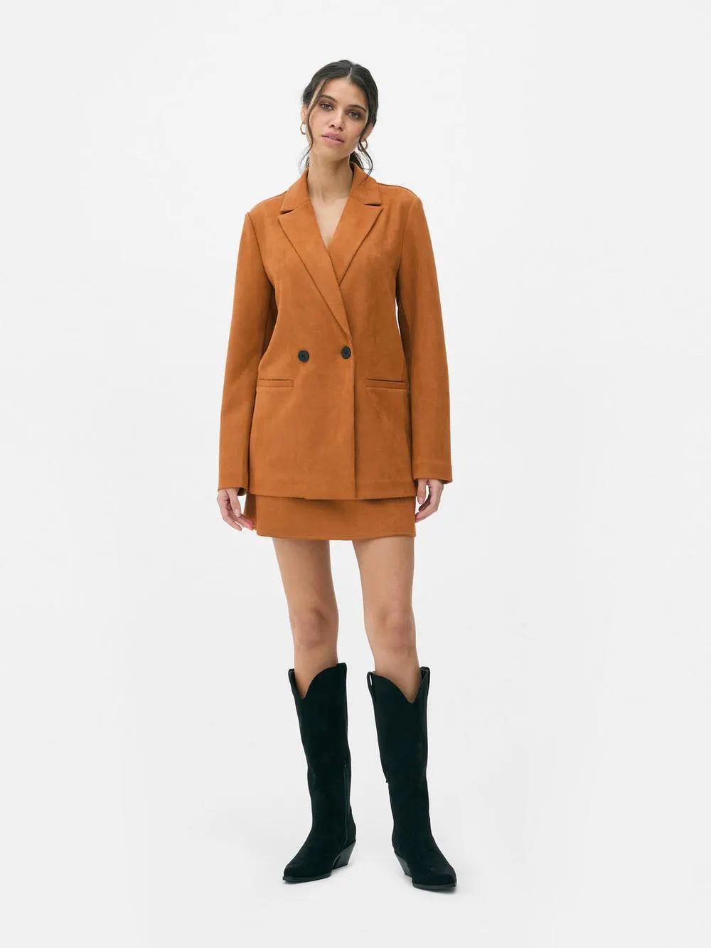 Blazer in camoscio sintetico Paula Echevarría