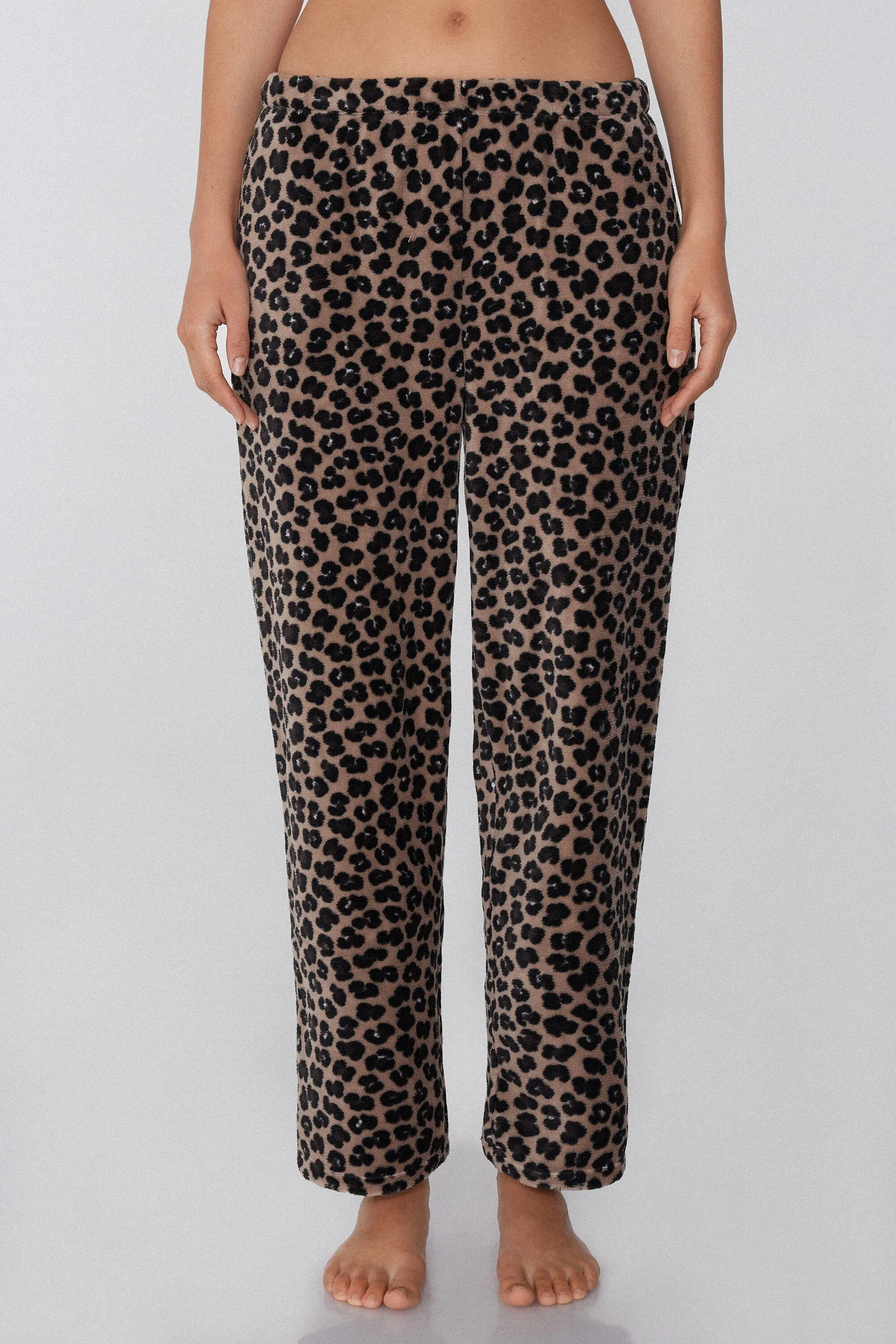 Pantaloni Lunghi Pile Leggero Stampato