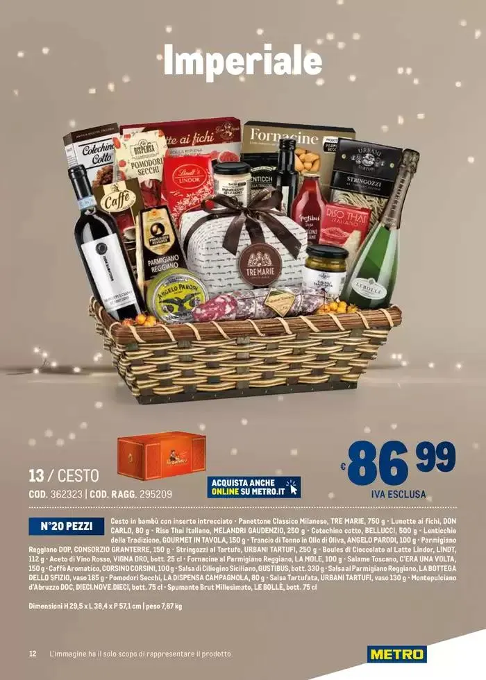 Cesti di Natale Ridotto da 4 novembre a 31 dicembre di 2024 - Pagina del volantino 12