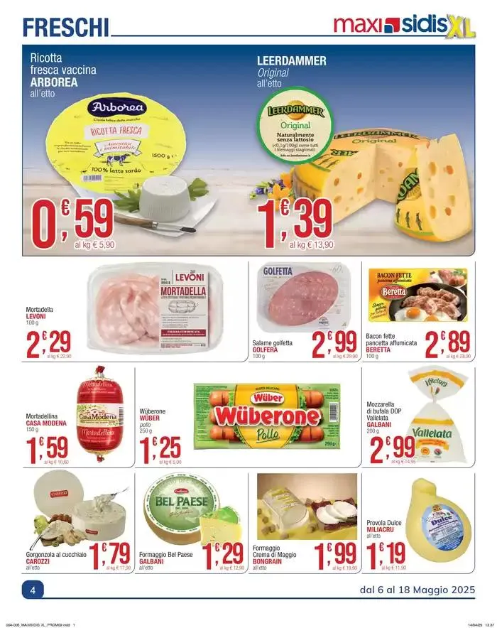 Il piacere di fare la spesa da 5 maggio a 18 maggio di 2025 - Pagina del volantino 4
