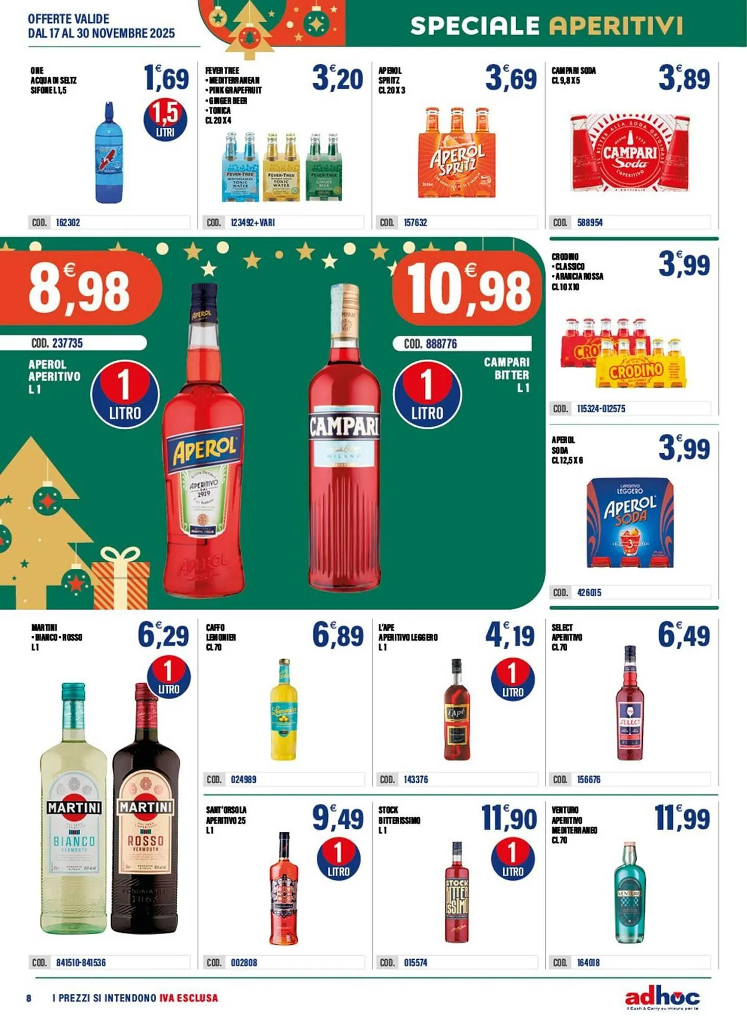 Volantino Adhoc da 17 novembre a 30 novembre di 2025 - Pagina del volantino 8