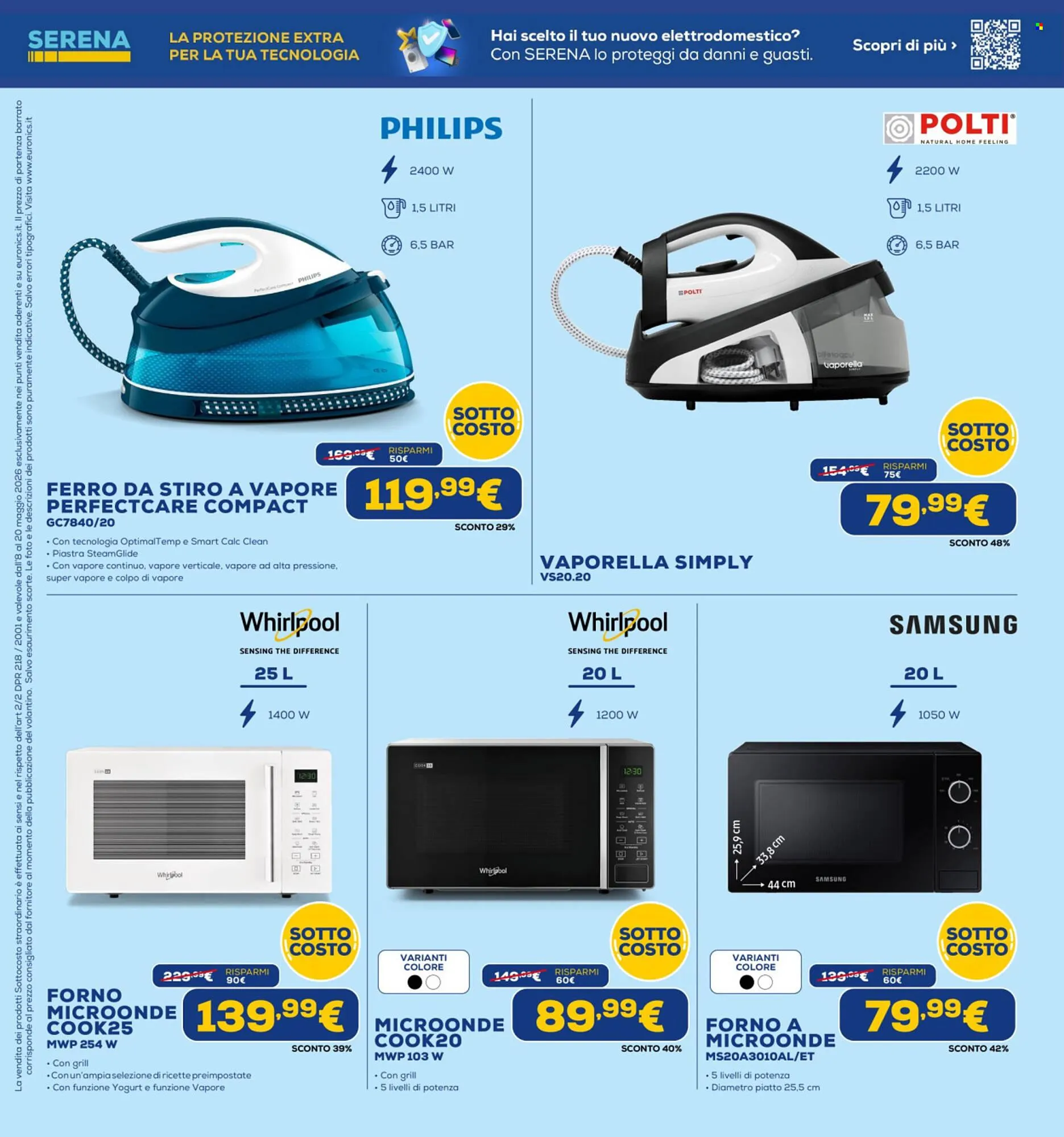 Volantino Euronics da 8 maggio a 20 maggio di 2026 - Pagina del volantino 45