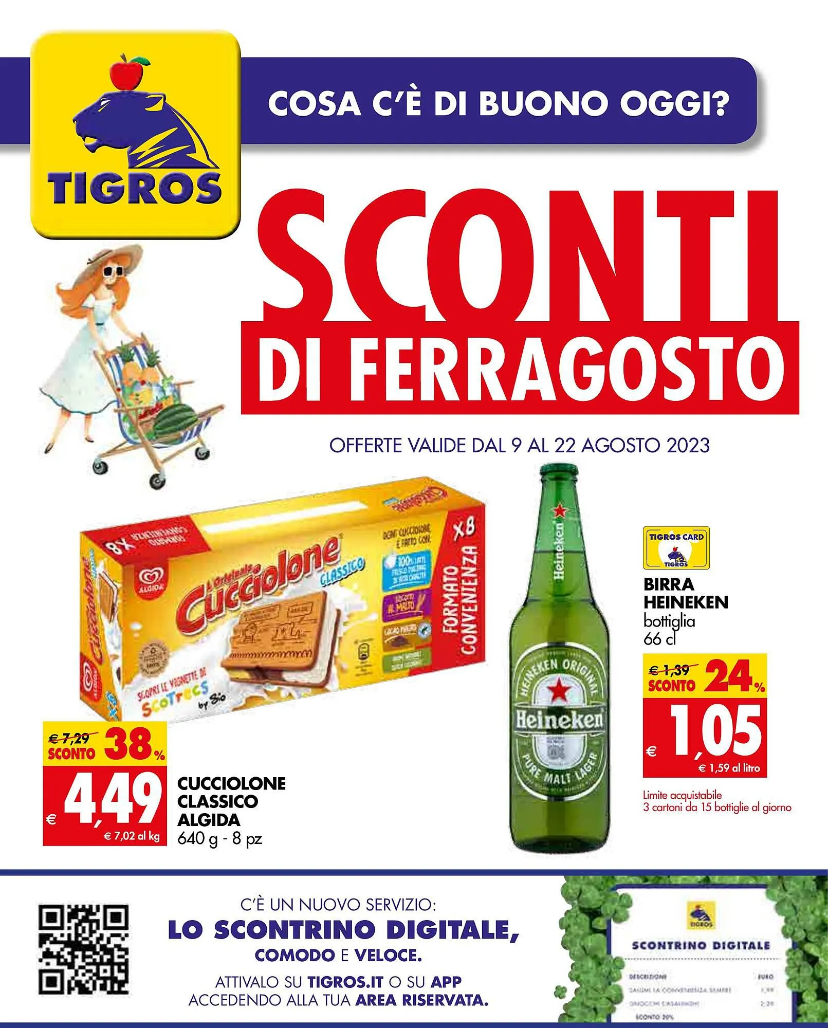 Volantino Tigros da 9 agosto a 22 agosto di 2023 - Pagina del volantino 1