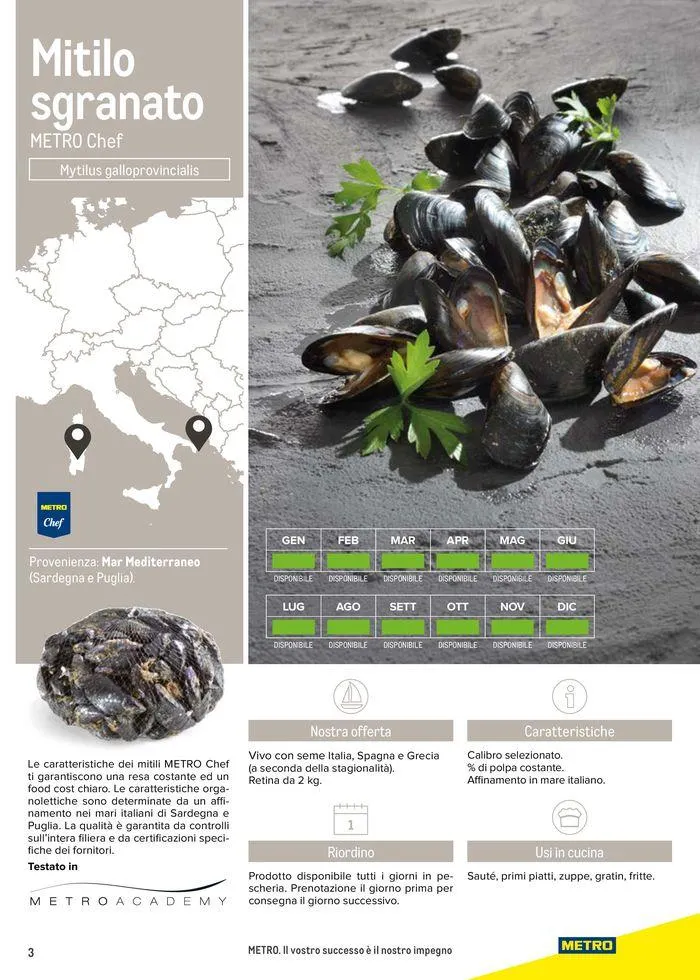 Catalogo Frutti di mare da 11 luglio a 31 luglio di 2025 - Pagina del volantino 3