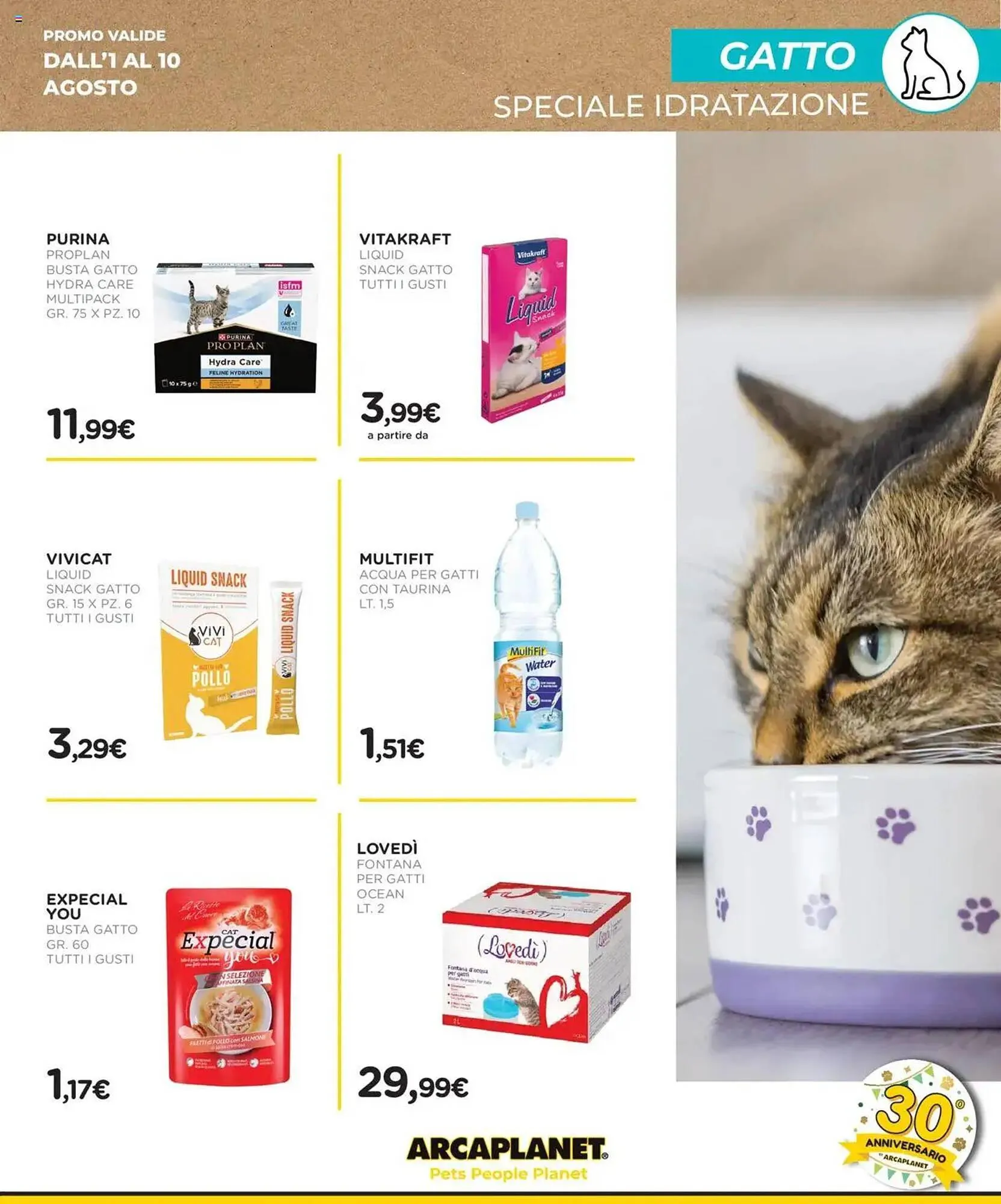 Volantino Arcaplanet da 1 agosto a 10 agosto di 2025 - Pagina del volantino 21