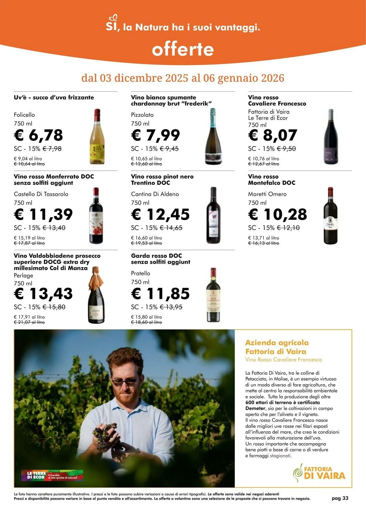 Natura Sì Volantino attuale da 1 dicembre a 1 gennaio di 2026 - Pagina del volantino 33