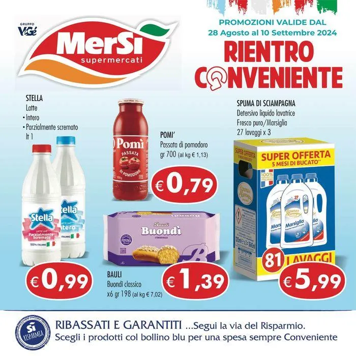 Rientro conveniente da 28 agosto a 10 settembre di 2024 - Pagina del volantino 1