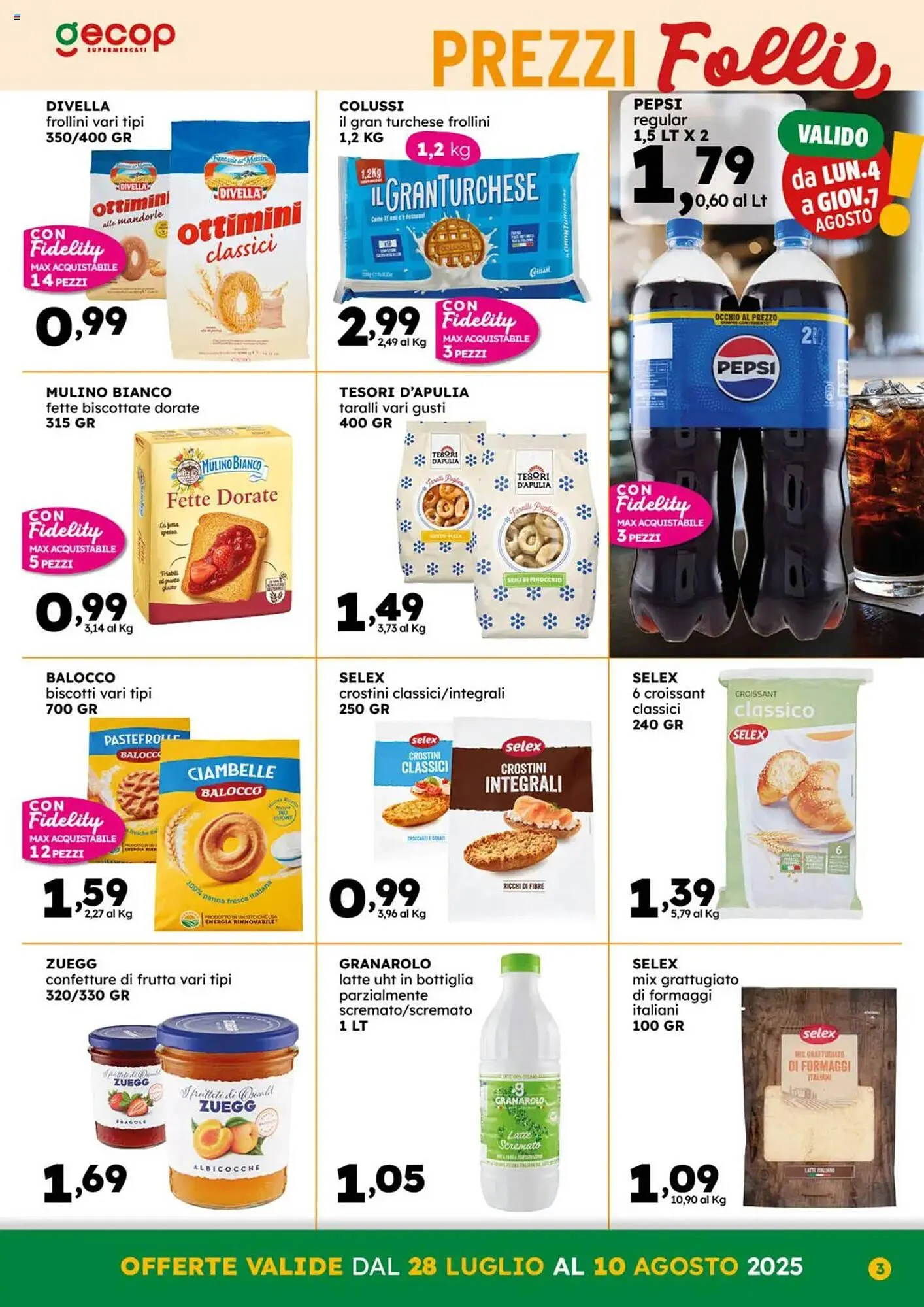 Volantino Gecop da 28 luglio a 10 agosto di 2025 - Pagina del volantino 3