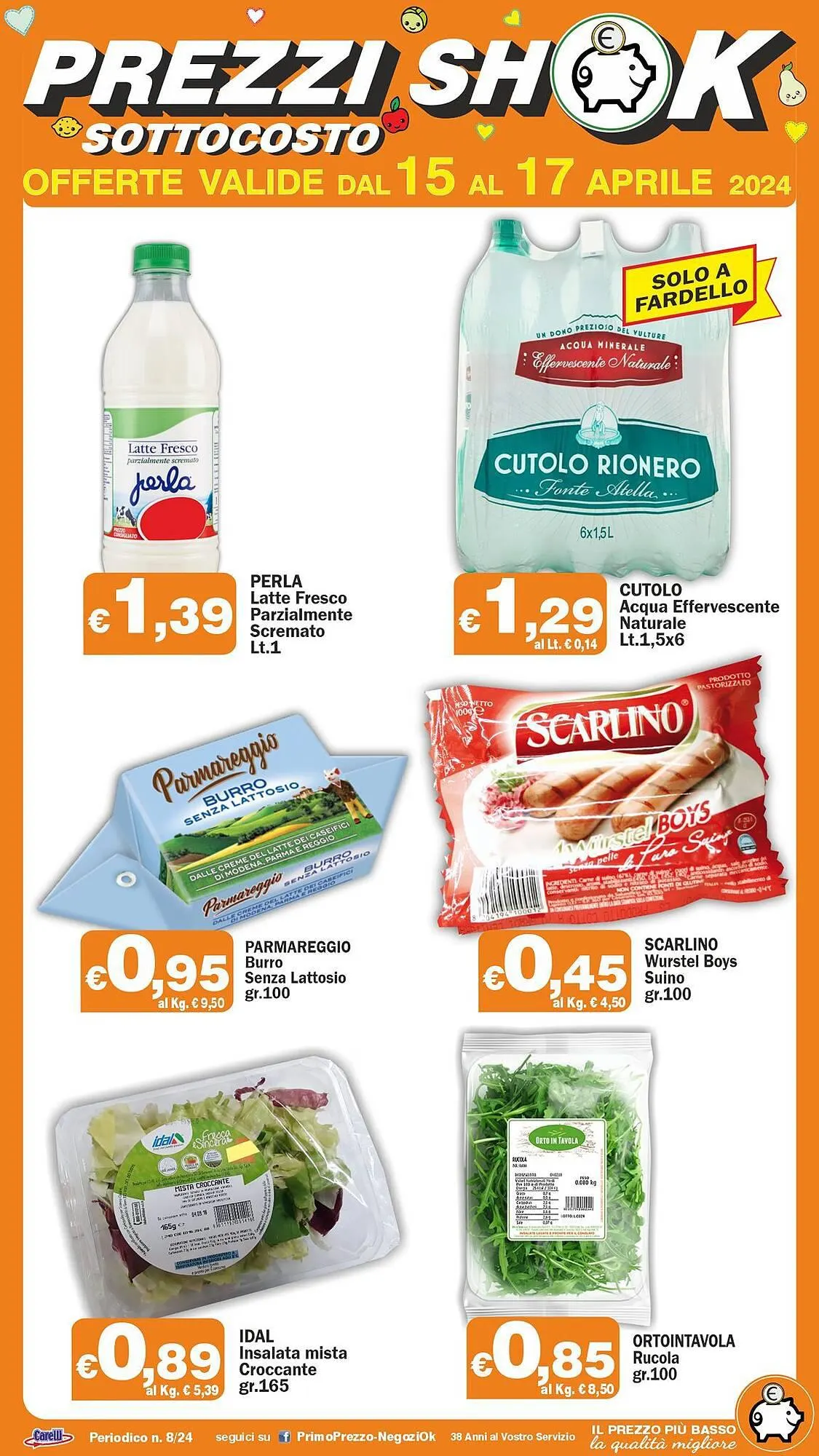 Volantino Primo Prezzo da 15 aprile a 17 aprile di 2024 - Pagina del volantino 1