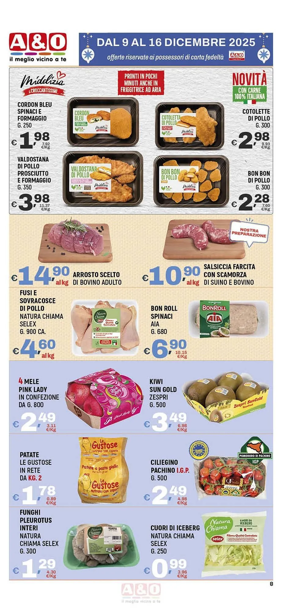 Volantino A&O da 9 dicembre a 16 dicembre di 2025 - Pagina del volantino 8