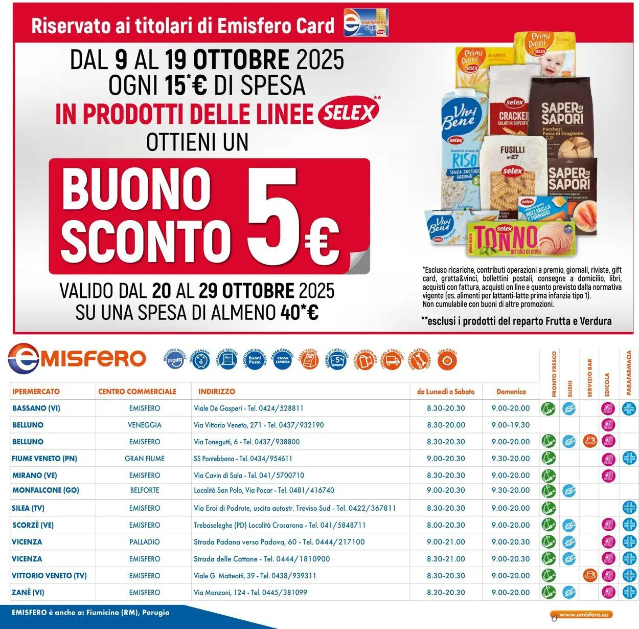 Emisfero Volantino attuale da 9 ottobre a 19 ottobre di 2025 - Pagina del volantino 40