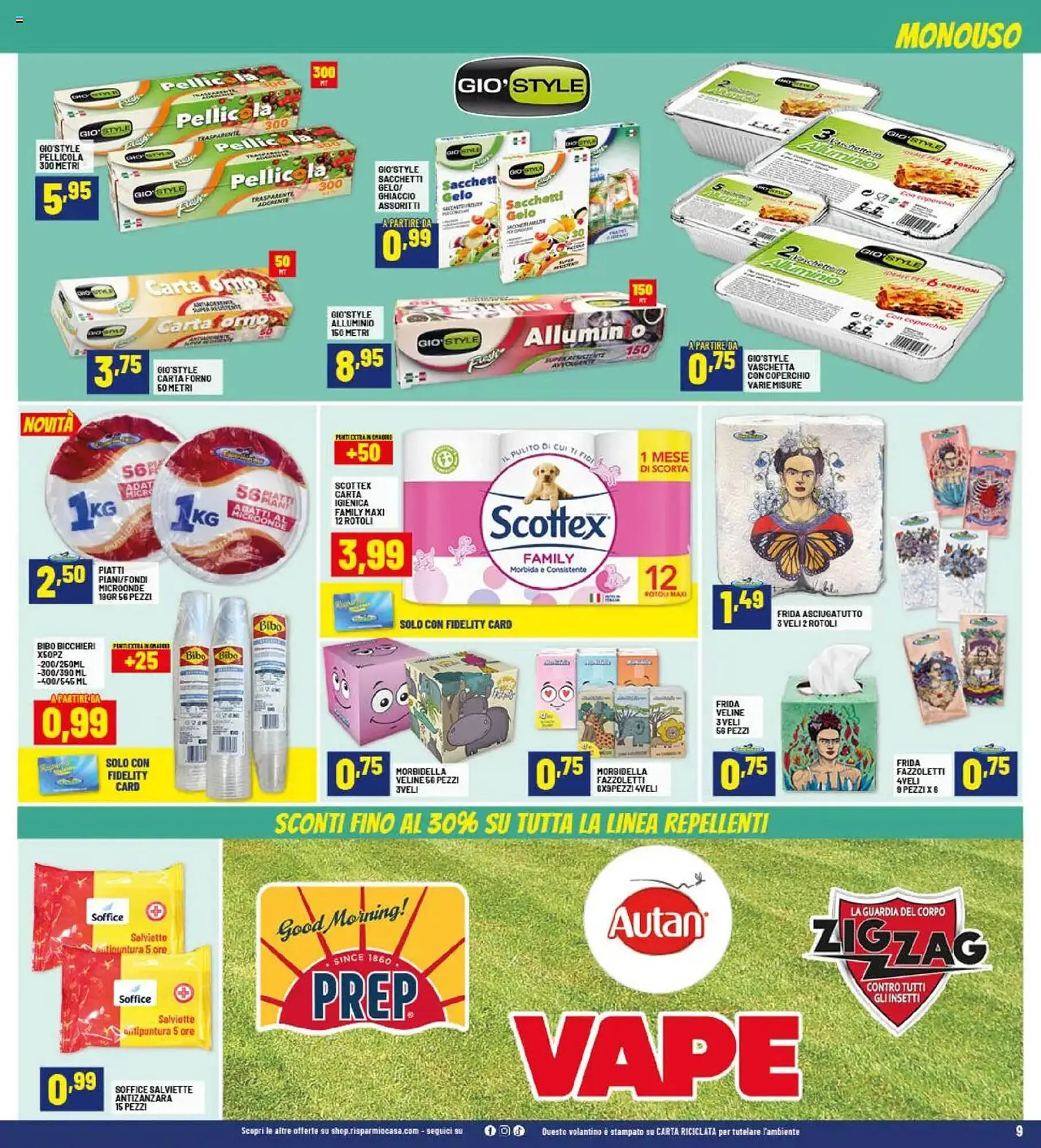 Volantino Risparmio Casa da 24 luglio a 10 agosto di 2025 - Pagina del volantino 9