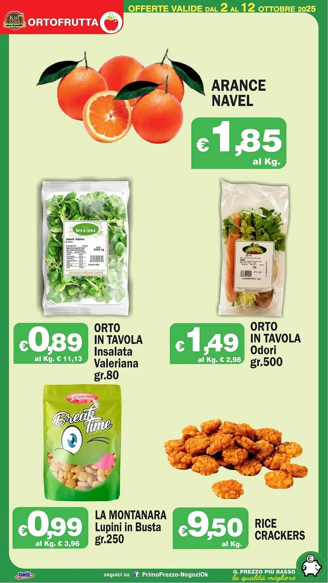 Volantino Primo Prezzo da 2 ottobre a 12 ottobre di 2025 - Pagina del volantino 25