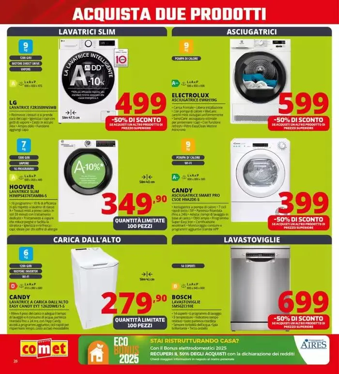 Offerte da Comet! da 20 marzo a 2 aprile di 2025 - Pagina del volantino 26