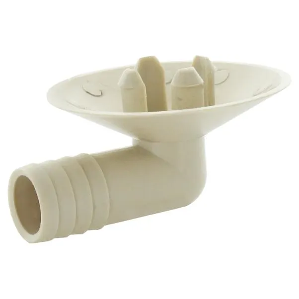 Piletta scarico condensa curva con attacco scarico Ø 19 mm