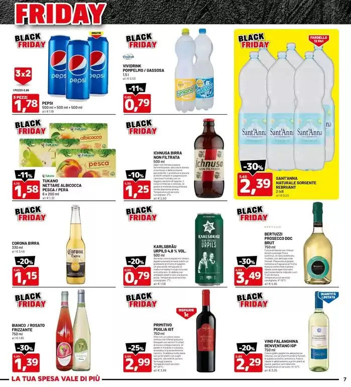 Black friday da 18 novembre a 1 dicembre di 2024 - Pagina del volantino 7