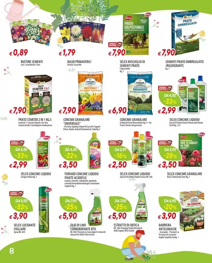Tutto per il giardinaggio da 17 marzo a 6 aprile di 2025 - Pagina del volantino 8