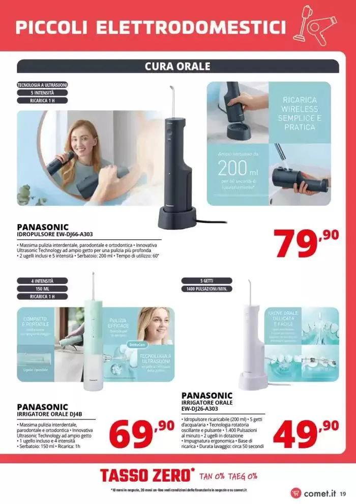 Speciale Piccoli Elettrodomestici da Comet! da 3 aprile a 16 aprile di 2025 - Pagina del volantino 19