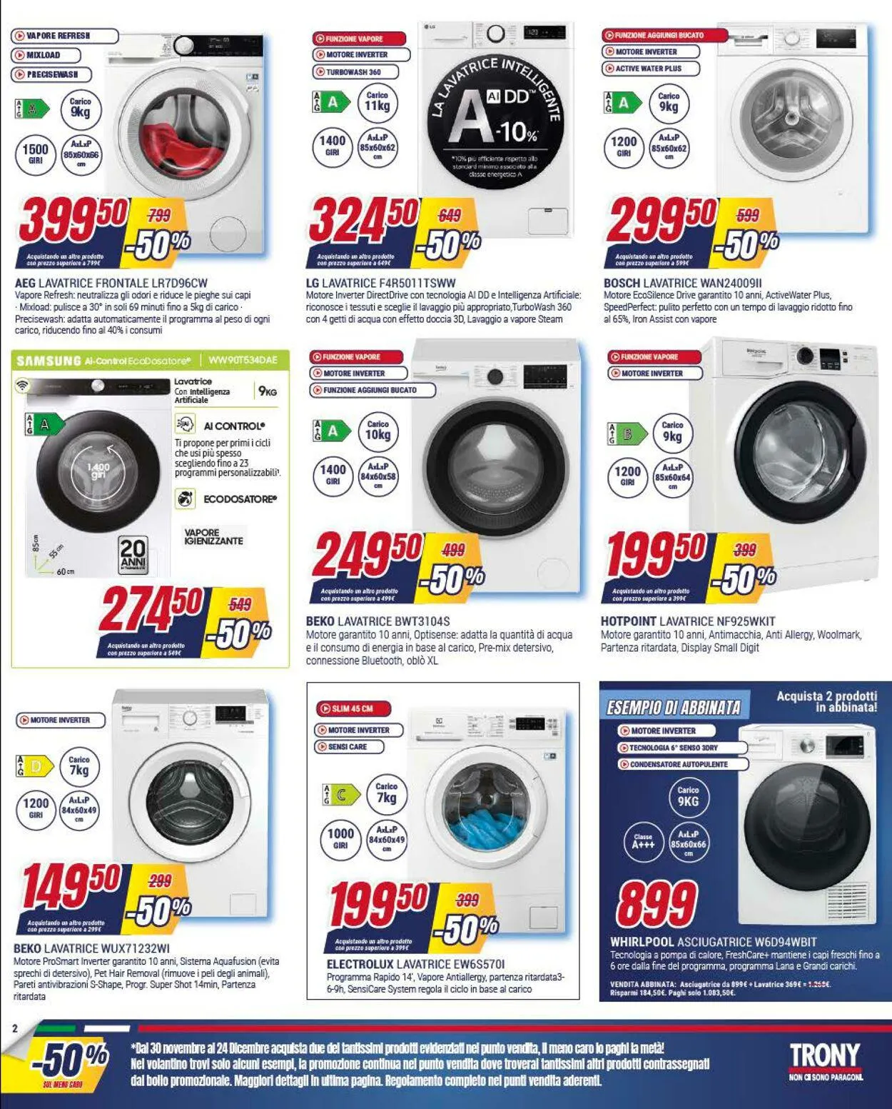 Trony - Palermo Volantino attuale da 30 novembre a 24 dicembre di 2023 - Pagina del volantino 2