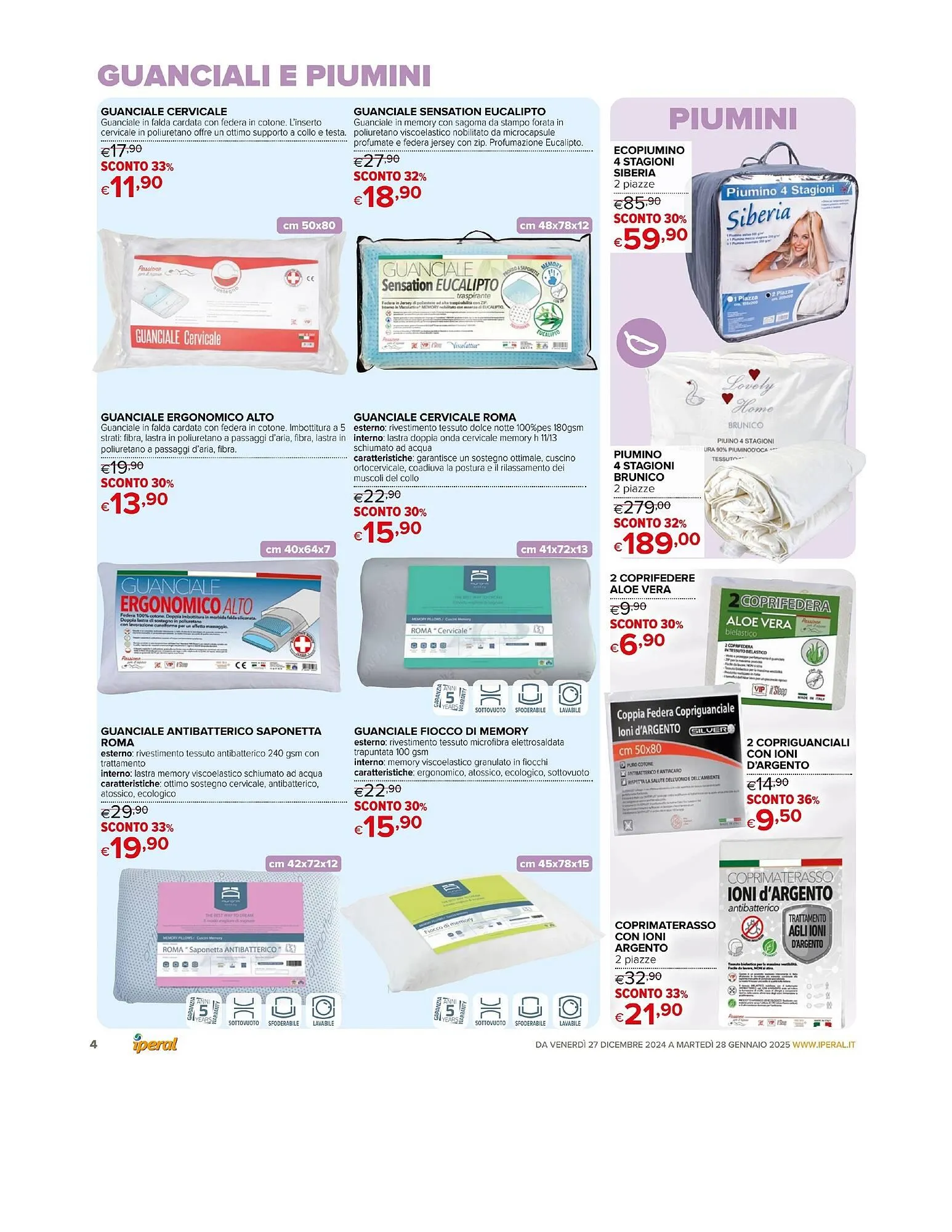 Volantino Iperal da 27 dicembre a 28 gennaio di 2025 - Pagina del volantino 4