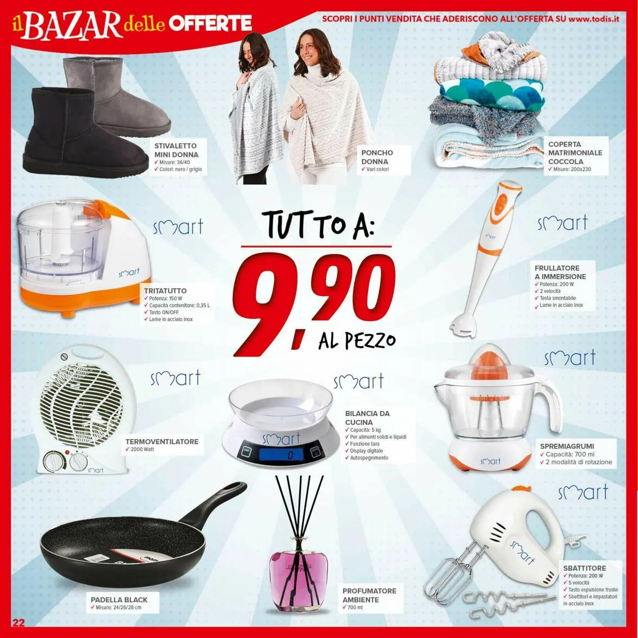 Todis Volantino attuale da 29 novembre a 13 dicembre di 2023 - Pagina del volantino 22