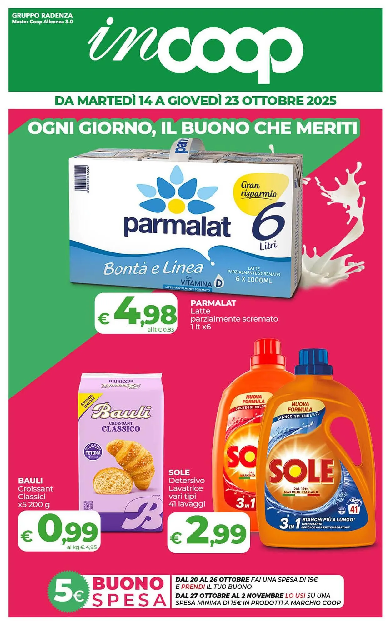 Volantino In Coop da 14 ottobre a 23 ottobre di 2025 - Pagina del volantino 1