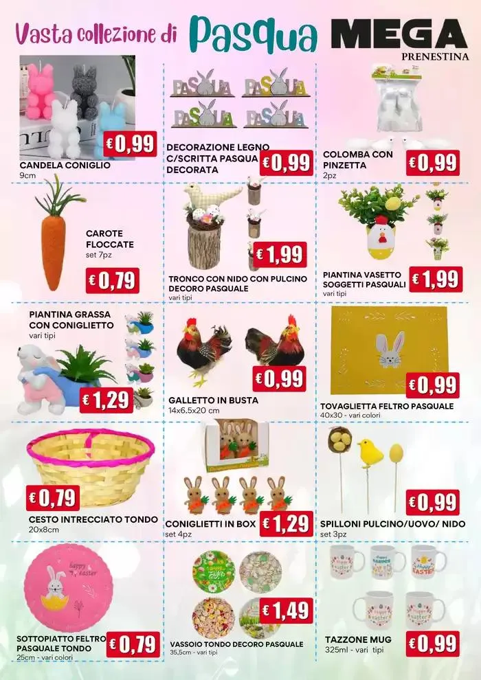 Mega Prenestina - Buona Pasqua da 21 marzo a 13 aprile di 2025 - Pagina del volantino 2